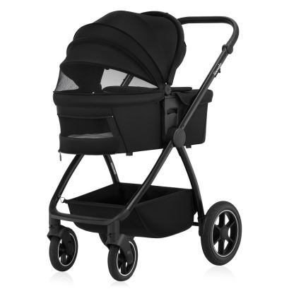 Lionelo - Carrinho multifuncional 3 em 1 MERIL Black Onyx