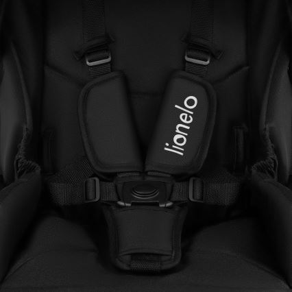 Lionelo - Carrinho multifuncional 3 em 1 MERIL Black Onyx