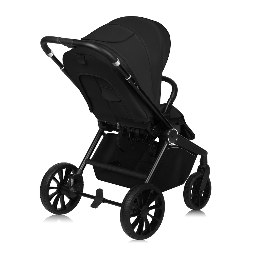 Lionelo - Carrinho multifuncional 3 em 1 MIKA PLUS Black Onyx