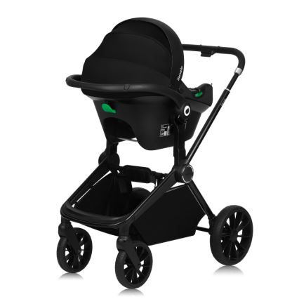 Lionelo - Carrinho multifuncional 3 em 1 MIKA PLUS Black Onyx