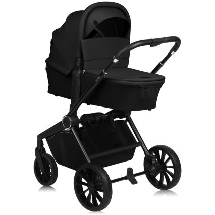 Lionelo - Carrinho multifuncional 3 em 1 MIKA PLUS Black Onyx