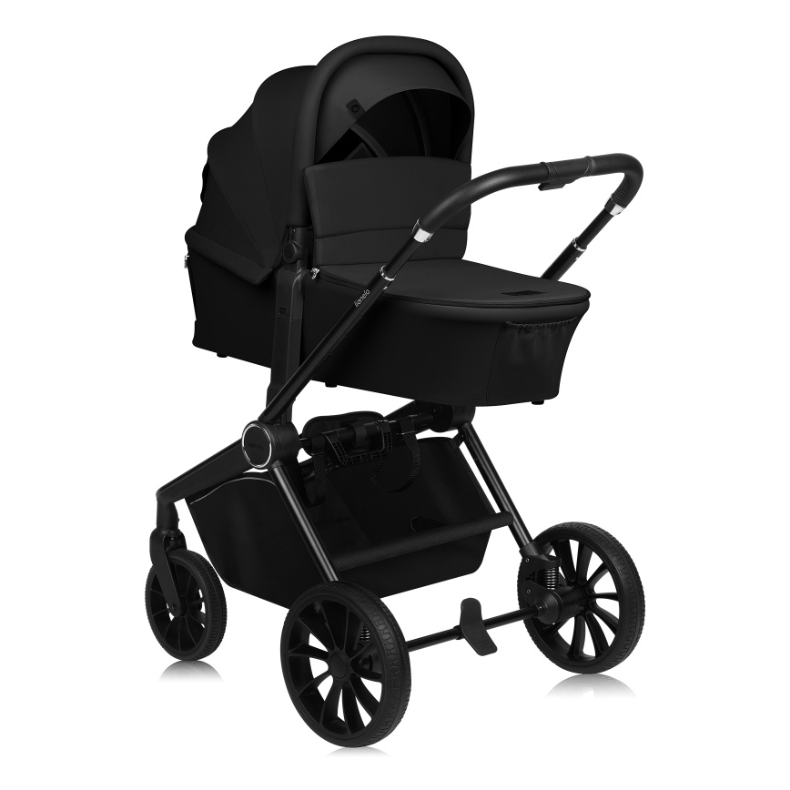 Lionelo - Carrinho multifuncional 3 em 1 MIKA PLUS Black Onyx