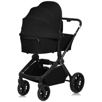 Lionelo - Carrinho multifuncional 3 em 1 MIKA PLUS Black Onyx