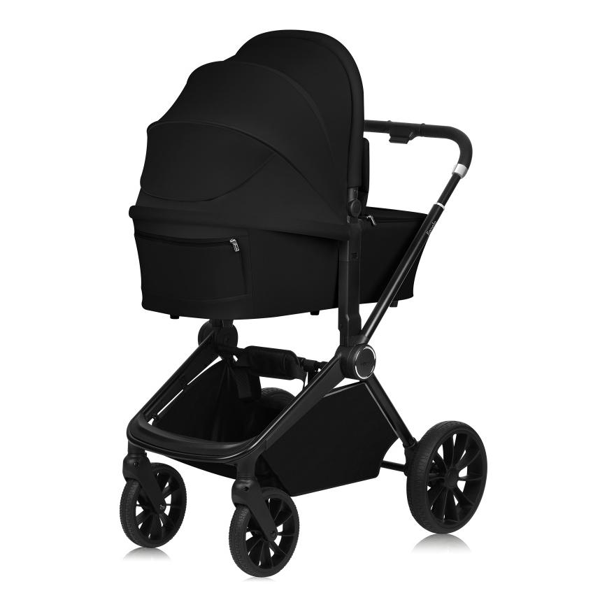 Lionelo - Carrinho multifuncional 3 em 1 MIKA PLUS Black Onyx