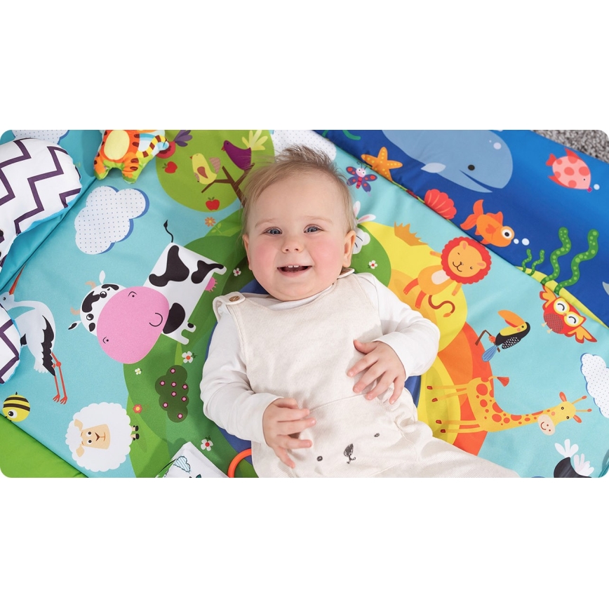Lionelo - Cobertor infantil para brincar ANIKA