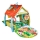 Lionelo - Cobertor infantil para brincar com casa AGNES PLUS