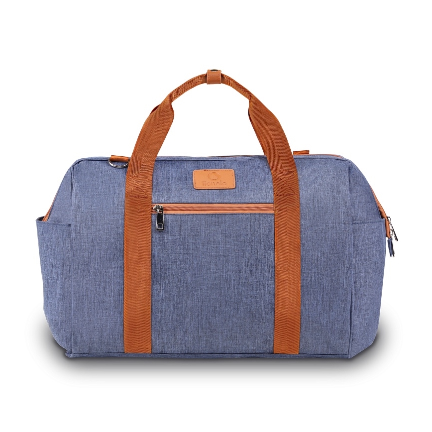 Lionelo - Mala de fraldas para carrinho IDA Blue Denim