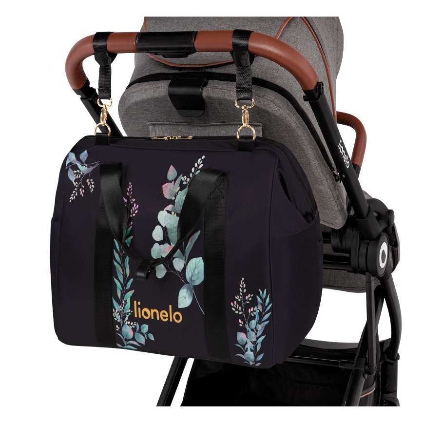 Lionelo - Mala de fraldas para carrinho IDA Golden Moments