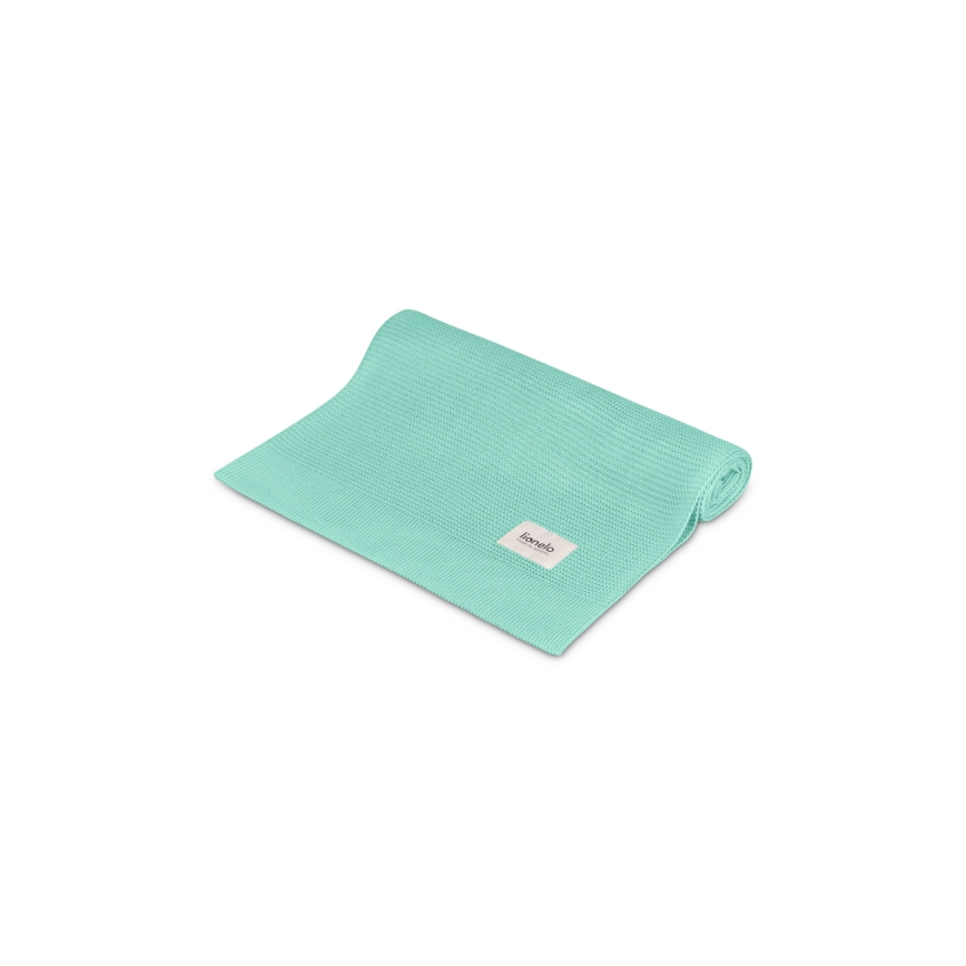 Lionelo - Manta de bambu BAMBOO BLANKET 75x100 cm Verde Menta