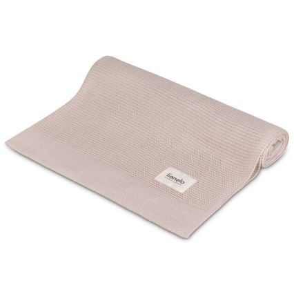 Lionelo - Manta para bebé BAMBOO BLANKET 75x100 cm Bege Areia