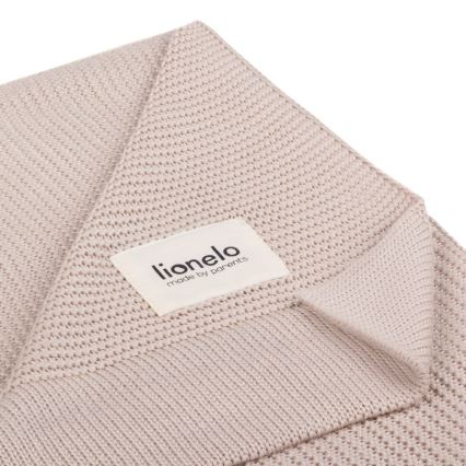 Lionelo - Manta para bebé BAMBOO BLANKET 75x100 cm Bege Areia
