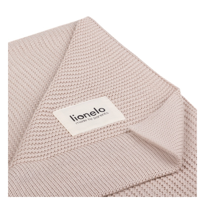 Lionelo - Manta para bebé BAMBOO BLANKET 75x100 cm Bege Areia