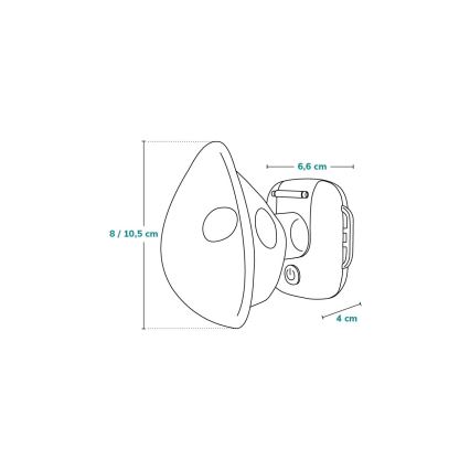 Lionelo - Máscara de inalação infantil recarregável NEBI AIR 5V