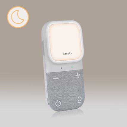 Lionelo - Monitor de bebé áudio recarregável sem fios BABYLINE 2.3 5V