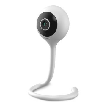 Lionelo - Monitor de bebé inteligente BABYLINE SMART Wi‑Fi Branco