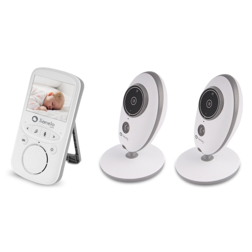 Lionelo - Monitor para bebé com ecrã BABYLINE 5.1 230V 1000 mAh