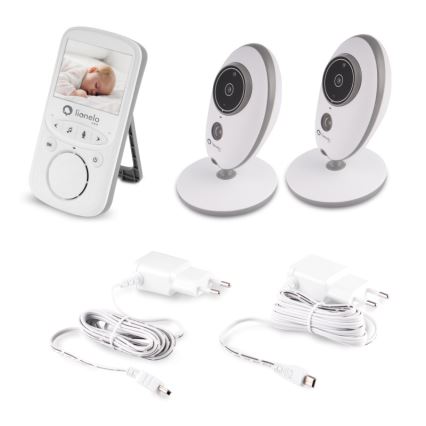 Lionelo - Monitor para bebé com ecrã BABYLINE 5.1 230V 1000 mAh