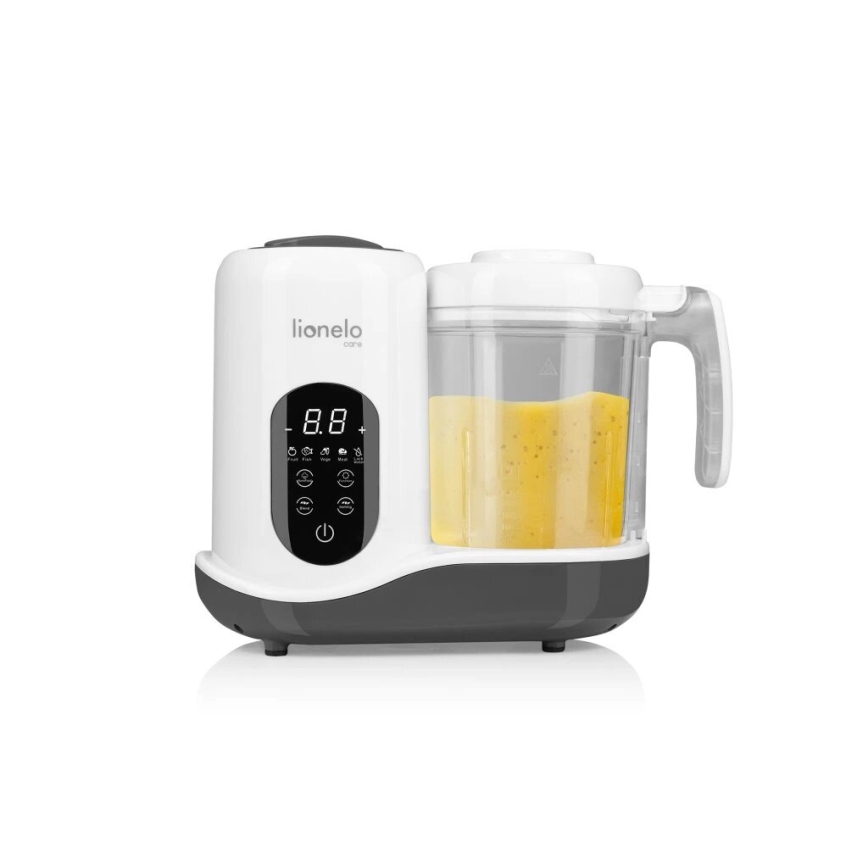 Lionelo - Panela a vapor 5em1 BABYMENU 110W/230V branco/cinzento