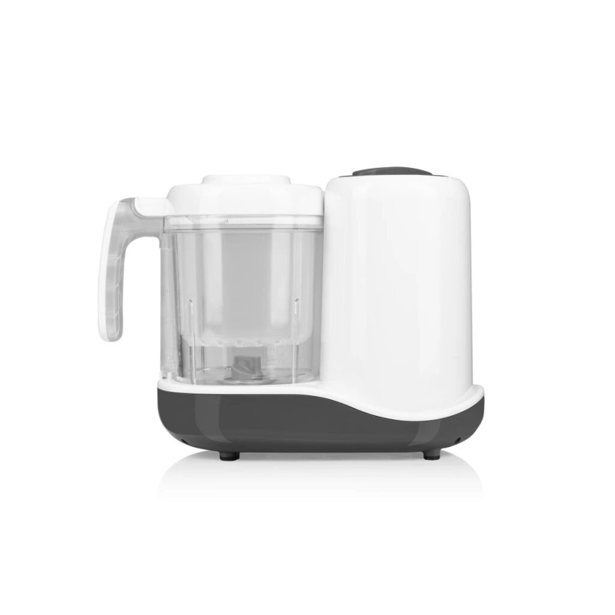 Lionelo - Panela a vapor 5em1 BABYMENU 110W/230V branco/cinzento