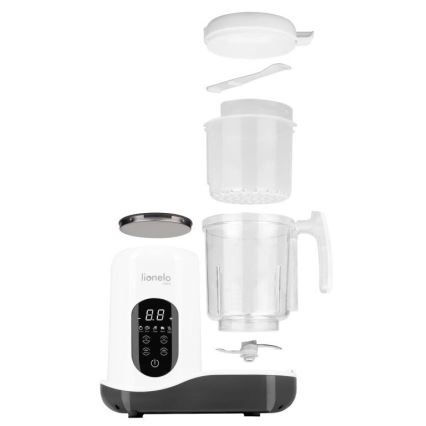 Lionelo - Panela a vapor 5em1 BABYMENU 110W/230V branco/cinzento