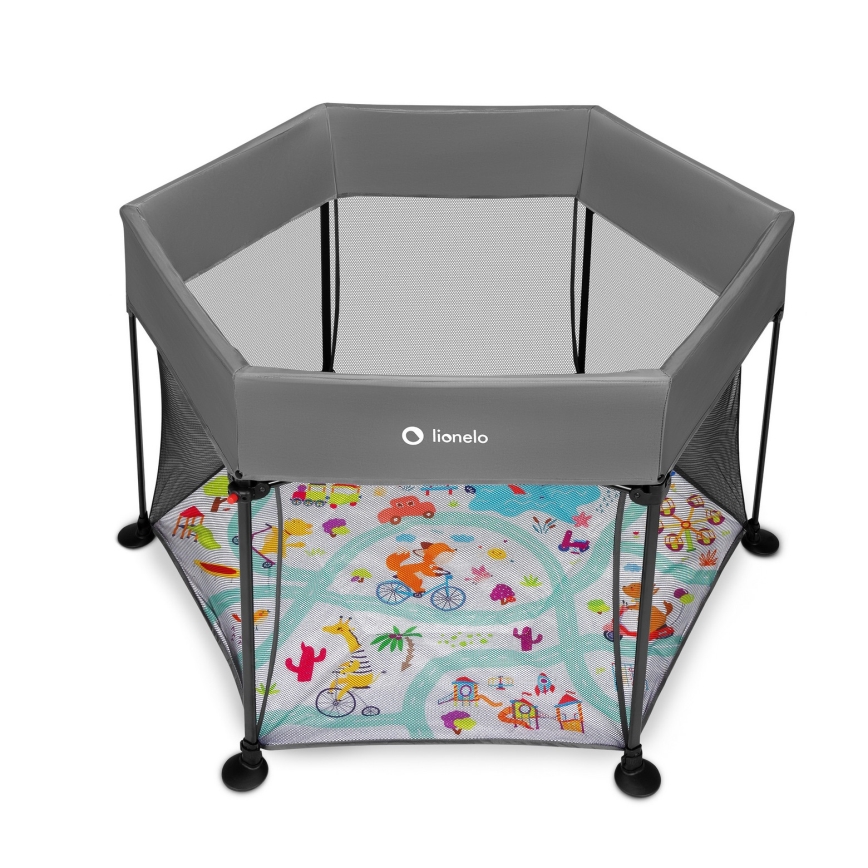 Lionelo - Parque de atividades ROEL Cinzento Multicolorido