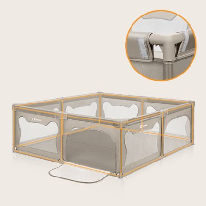 Lionelo - Parque infantil WILLOW XL bege
