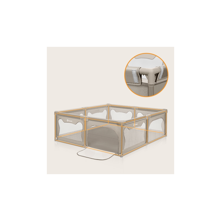 Lionelo - Parque infantil WILLOW XL bege
