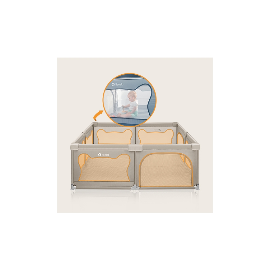 Lionelo - Parque infantil WILLOW XL bege