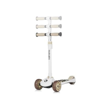 Lionelo - Patinete infantil 2 em 1 FRANKY branco/bege