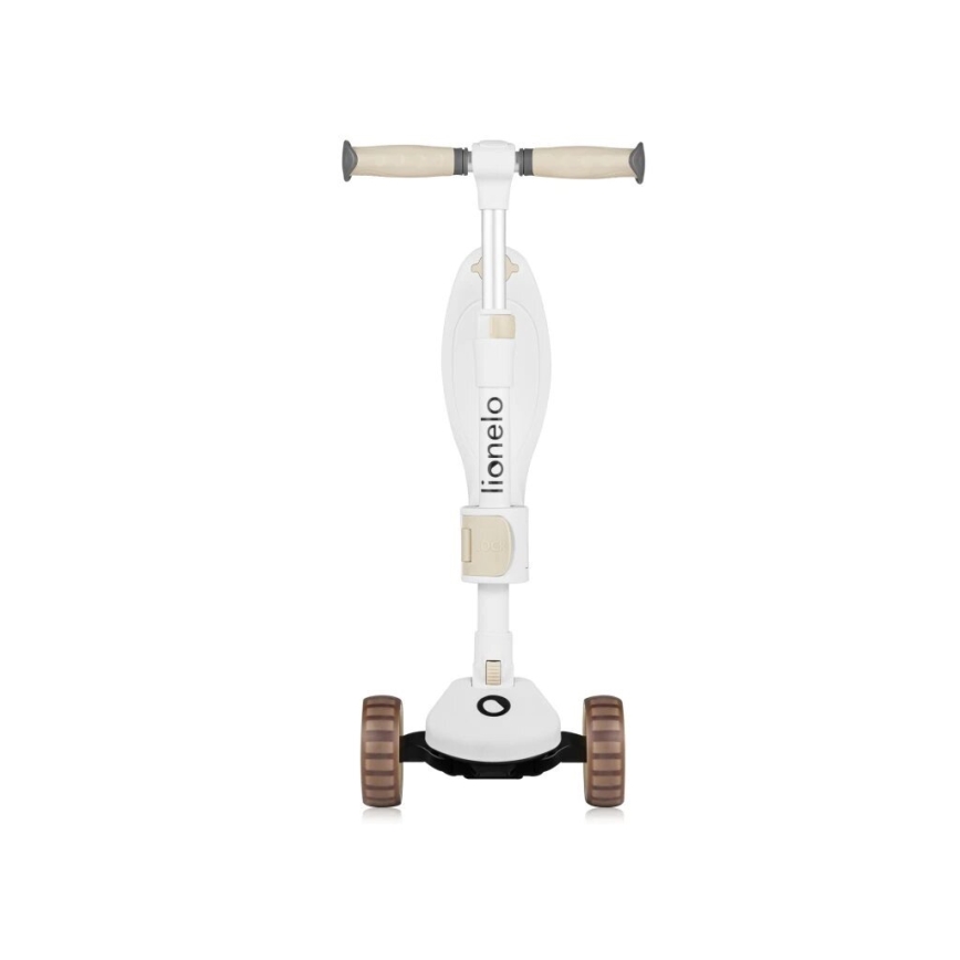 Lionelo - Patinete infantil 2 em 1 FRANKY branco/bege