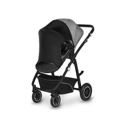 Lionelo - Proteção solar para carrinho de bebé SUN COVER Preto Carbono