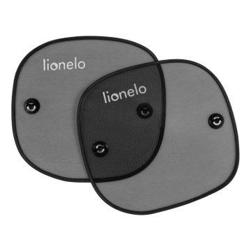 Lionelo - Protetor solar com ventosa SUNSHADE 2 unidades Preto
