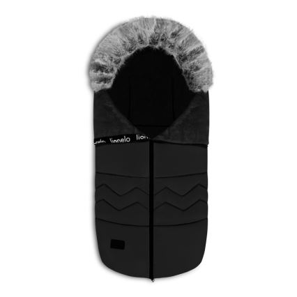 Lionelo - Saco para carrinho infantil FRODE Black Carbon