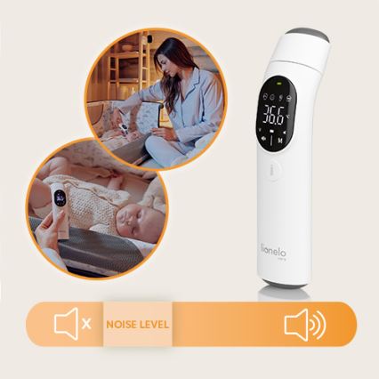 Lionelo - Termómetro de infravermelhos FEVERSCAN 2xAAA