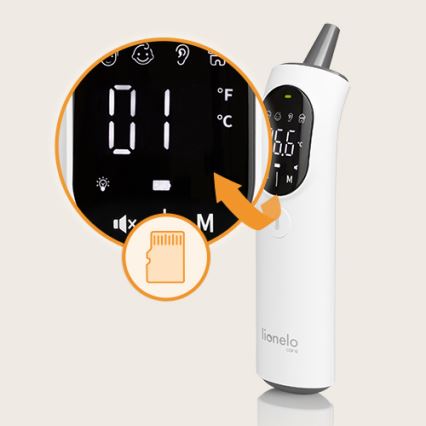 Lionelo - Termómetro de infravermelhos FEVERSCAN 2xAAA