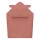 Lionelo - Toalha de banho com capuz MUSLIN HOODED TOWEL Coral Vermelho