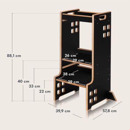 Lionelo - Torre de Aprendizagem CASS Ônix Preto