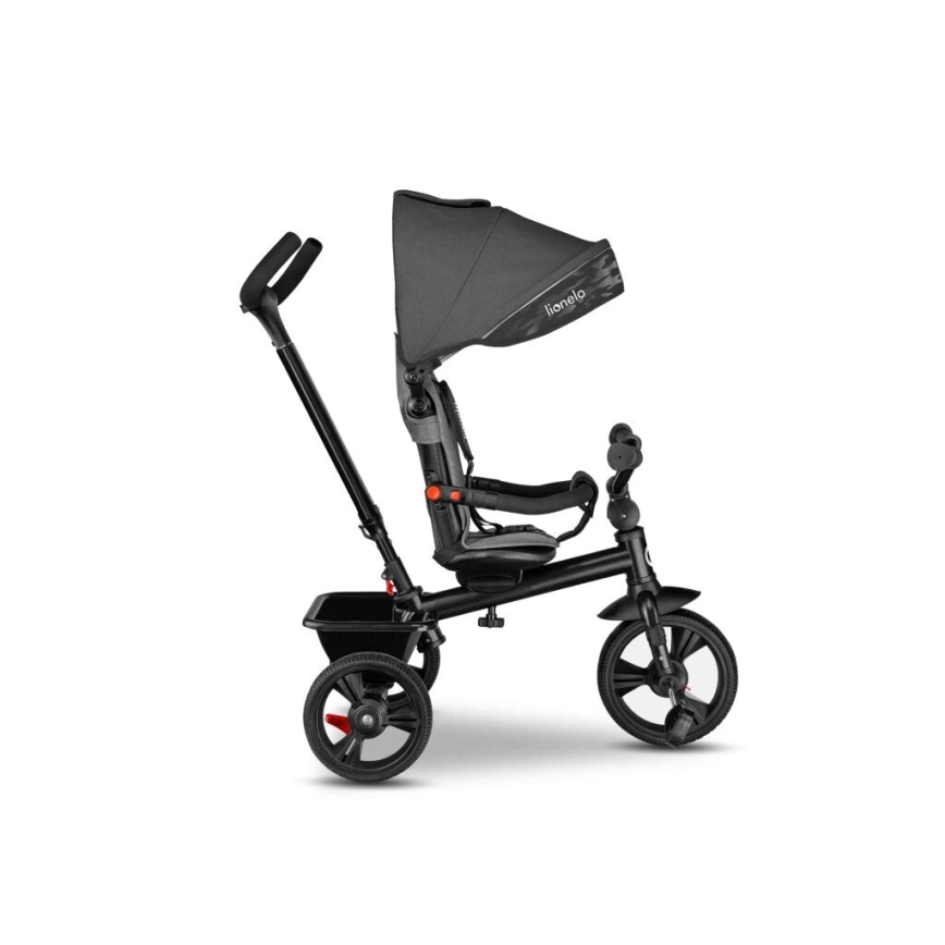 Lionelo - Triciclo de criança HAARI cinzento/preto