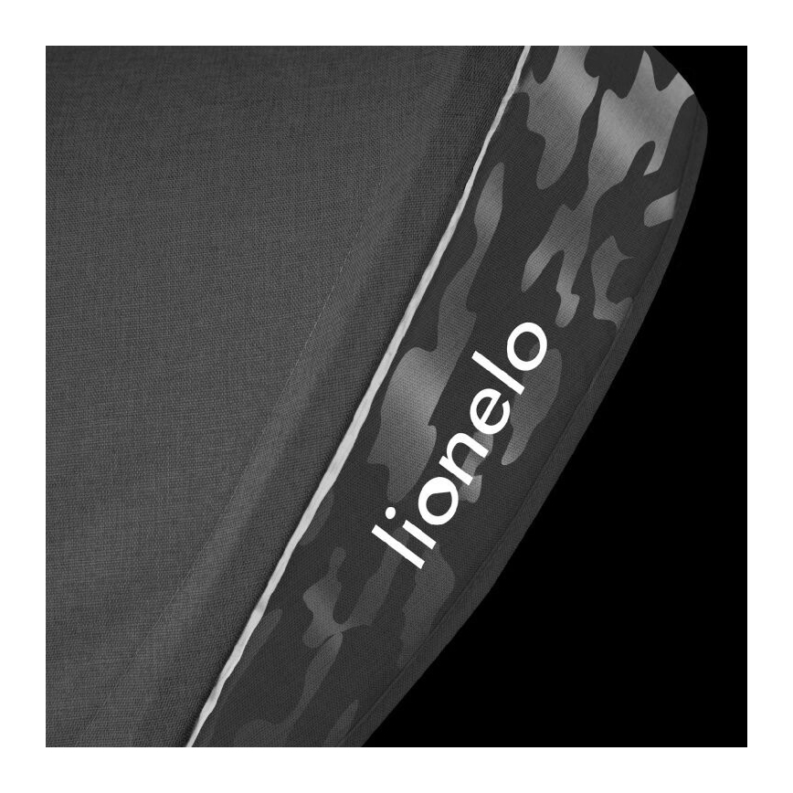 Lionelo - Triciclo de criança HAARI cinzento/preto