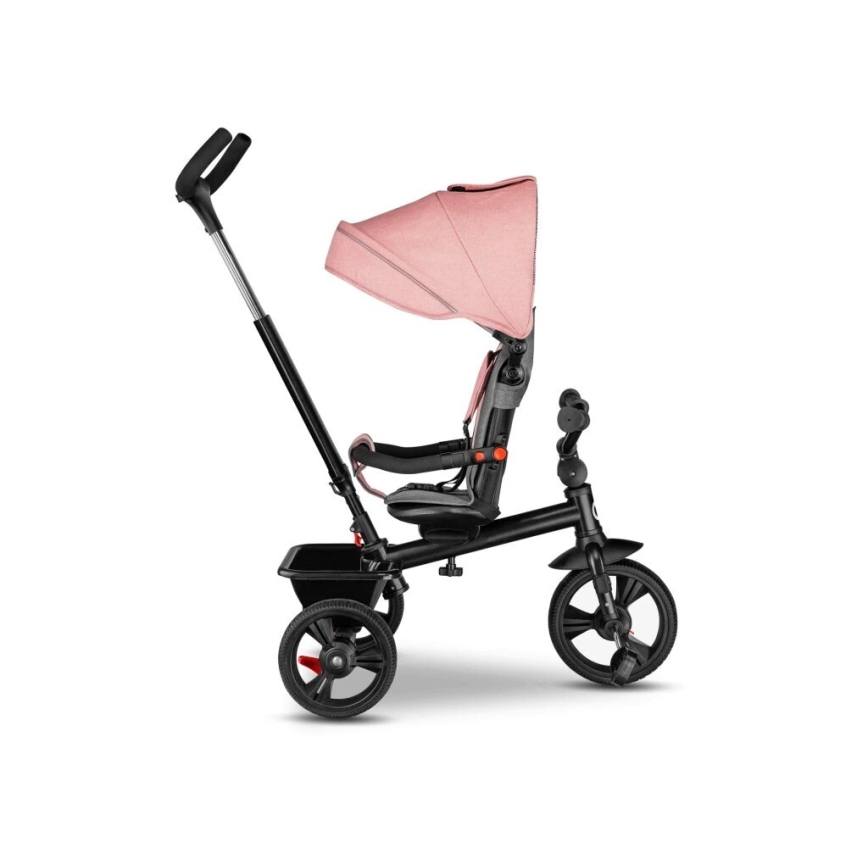 Lionelo - Triciclo de criança HAARI rosa/cinzento