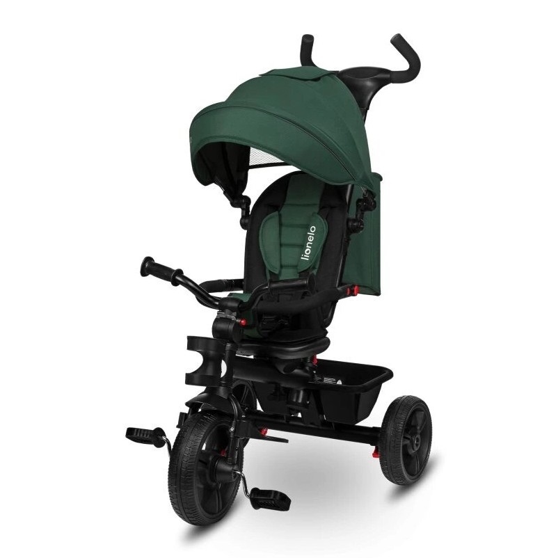 Lionelo - Triciclo de criança HAARI verde/preto