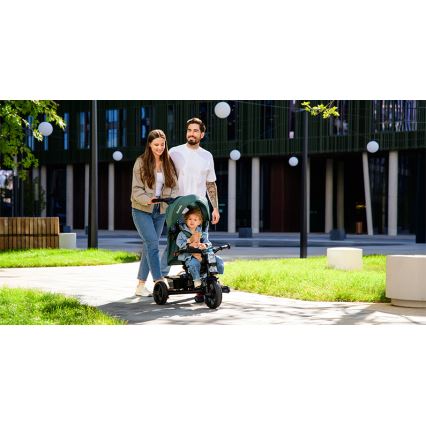 Lionelo - Triciclo de criança HAARI verde/preto