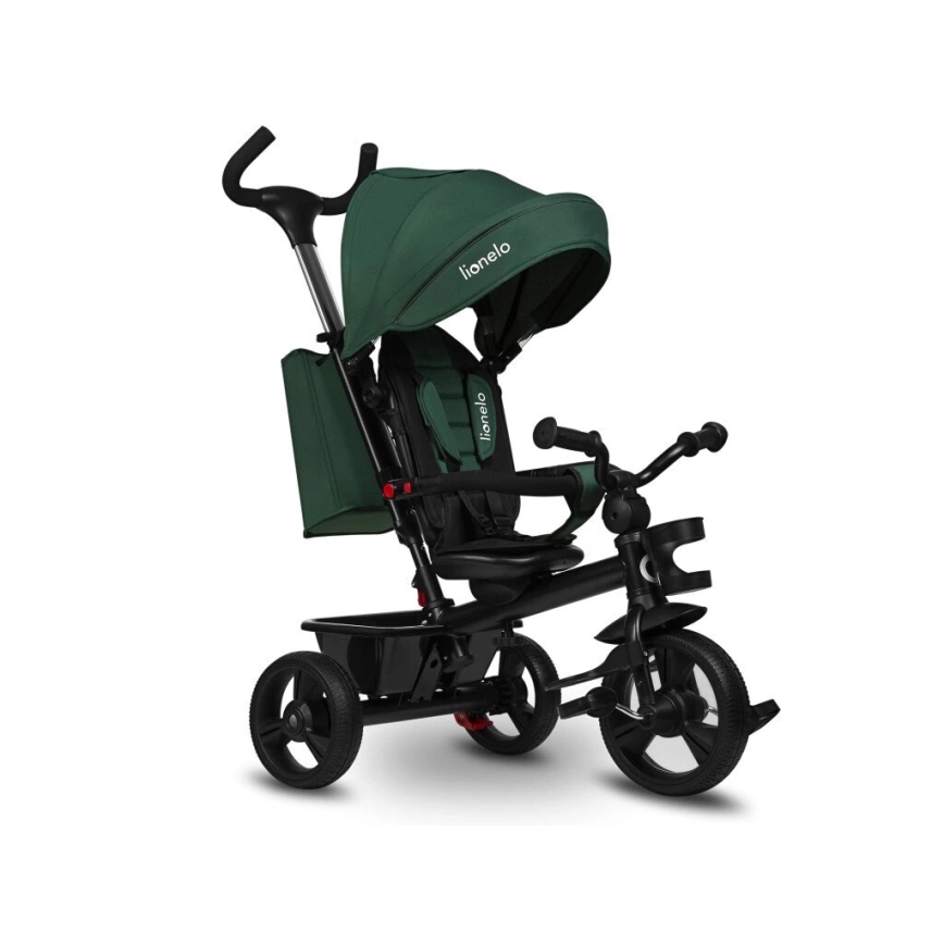 Lionelo - Triciclo de criança HAARI verde/preto