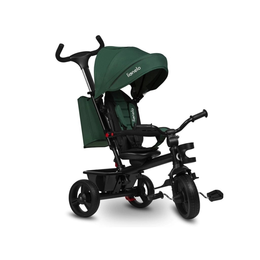 Lionelo - Triciclo de criança HAARI verde/preto