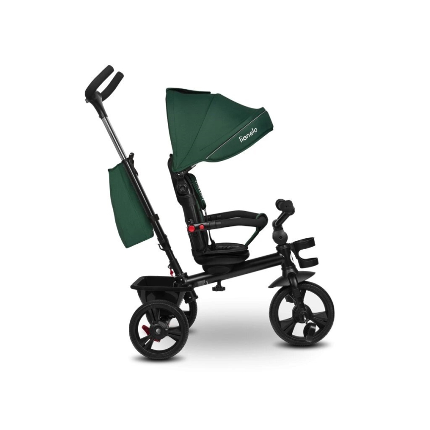 Lionelo - Triciclo de criança HAARI verde/preto