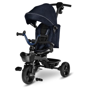 Lionelo - Triciclo infantil KORI Azul Marinho