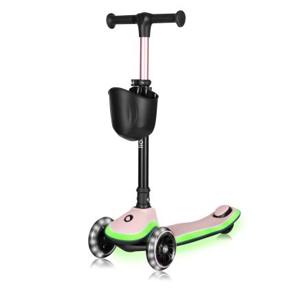 Lionelo - Trotinete infantil MEY 3xAAA Pink Rose