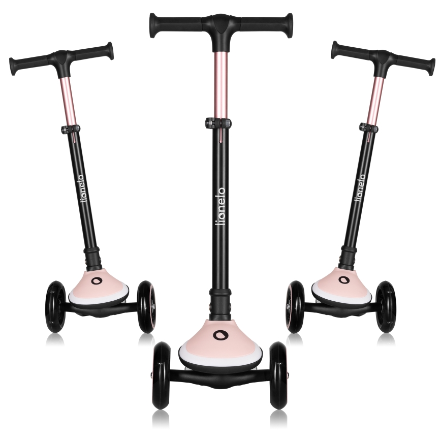 Lionelo - Trotinete infantil MEY 3xAAA Pink Rose