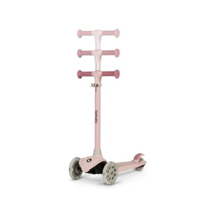 Lionelo - Trotinete para crianças JESSY 3xAA rosa