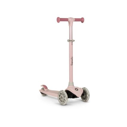 Lionelo - Trotinete para crianças JESSY 3xAA rosa